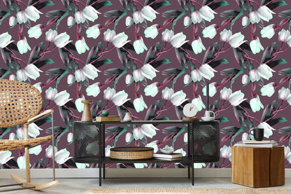 Wallpaper Tulips With Red Stems
