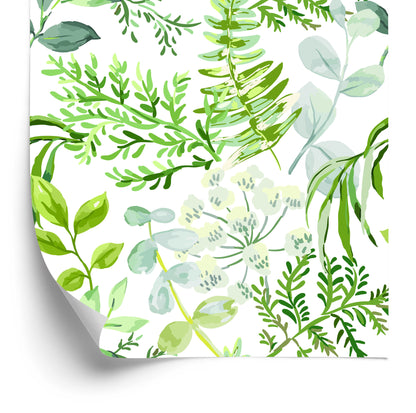 Wallpaper Painted Field Plants