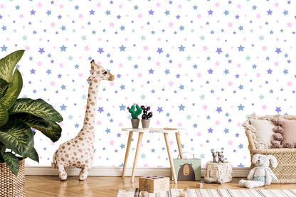 Wallpaper Delicate Pastel Stars