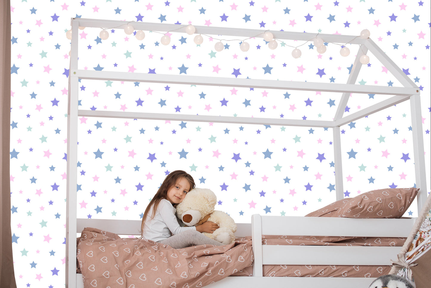 Wallpaper Delicate Pastel Stars