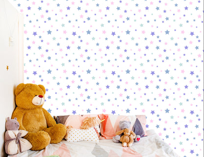 Wallpaper Delicate Pastel Stars