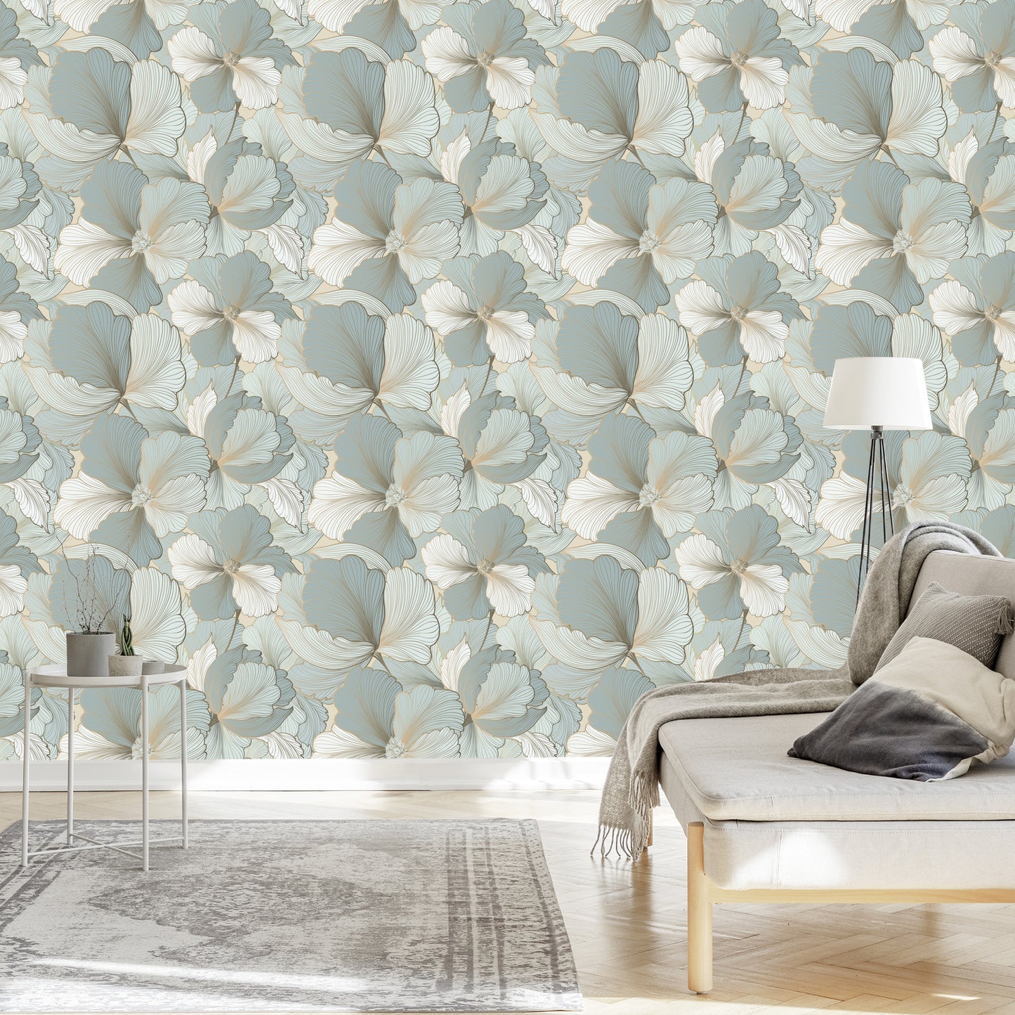 Wallpaper Vintage Petals
