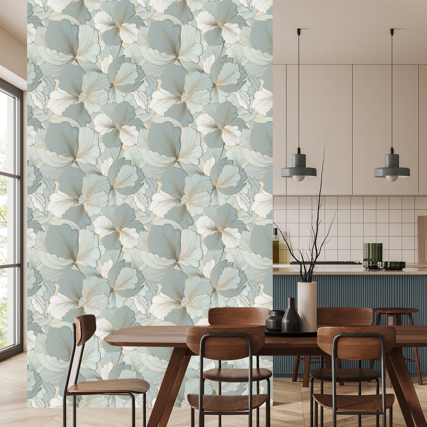 Wallpaper Vintage Petals
