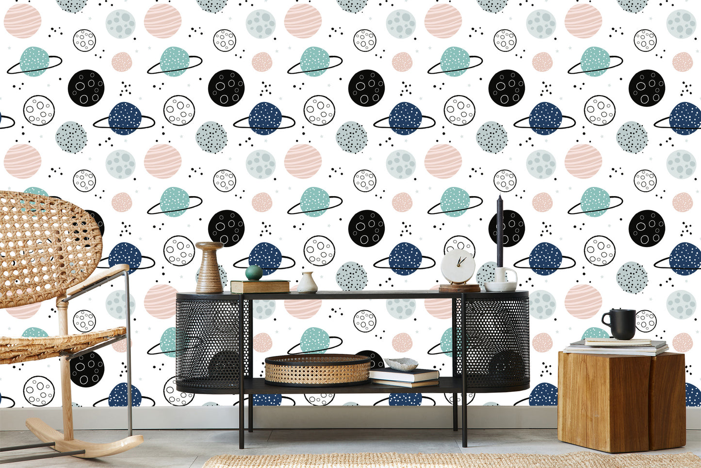 Wallpaper Pastel Planets