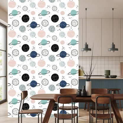 Wallpaper Pastel Planets