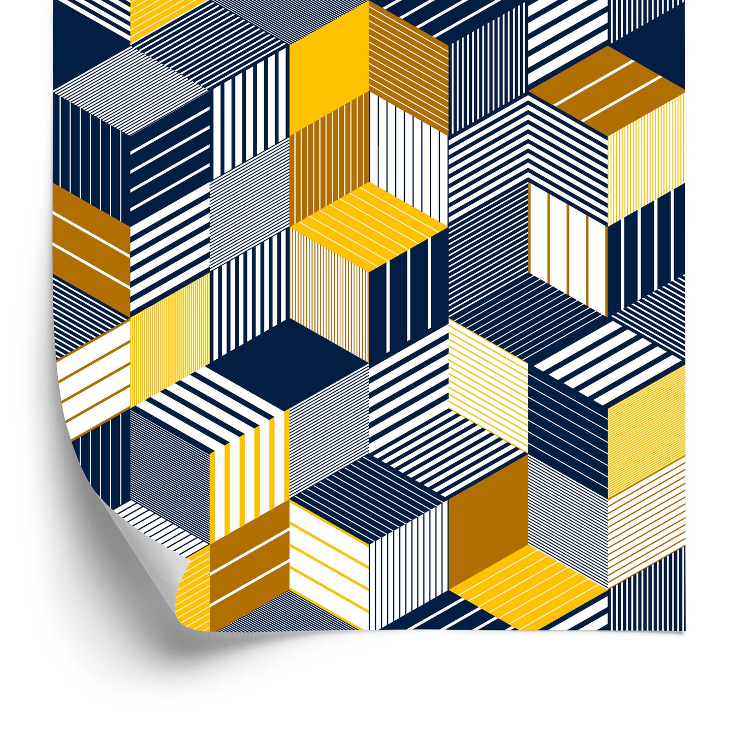 Wallpaper Colourful Spatial Illusion