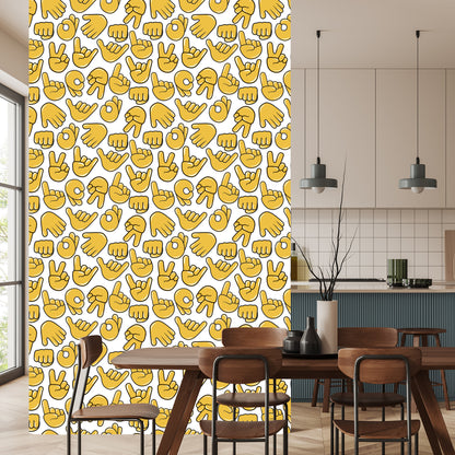 Wallpaper Hand Emoticons