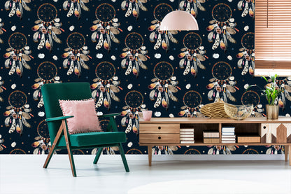 Wallpaper Boho Style Dream Catchers