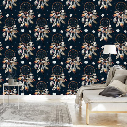 Wallpaper Boho Style Dream Catchers