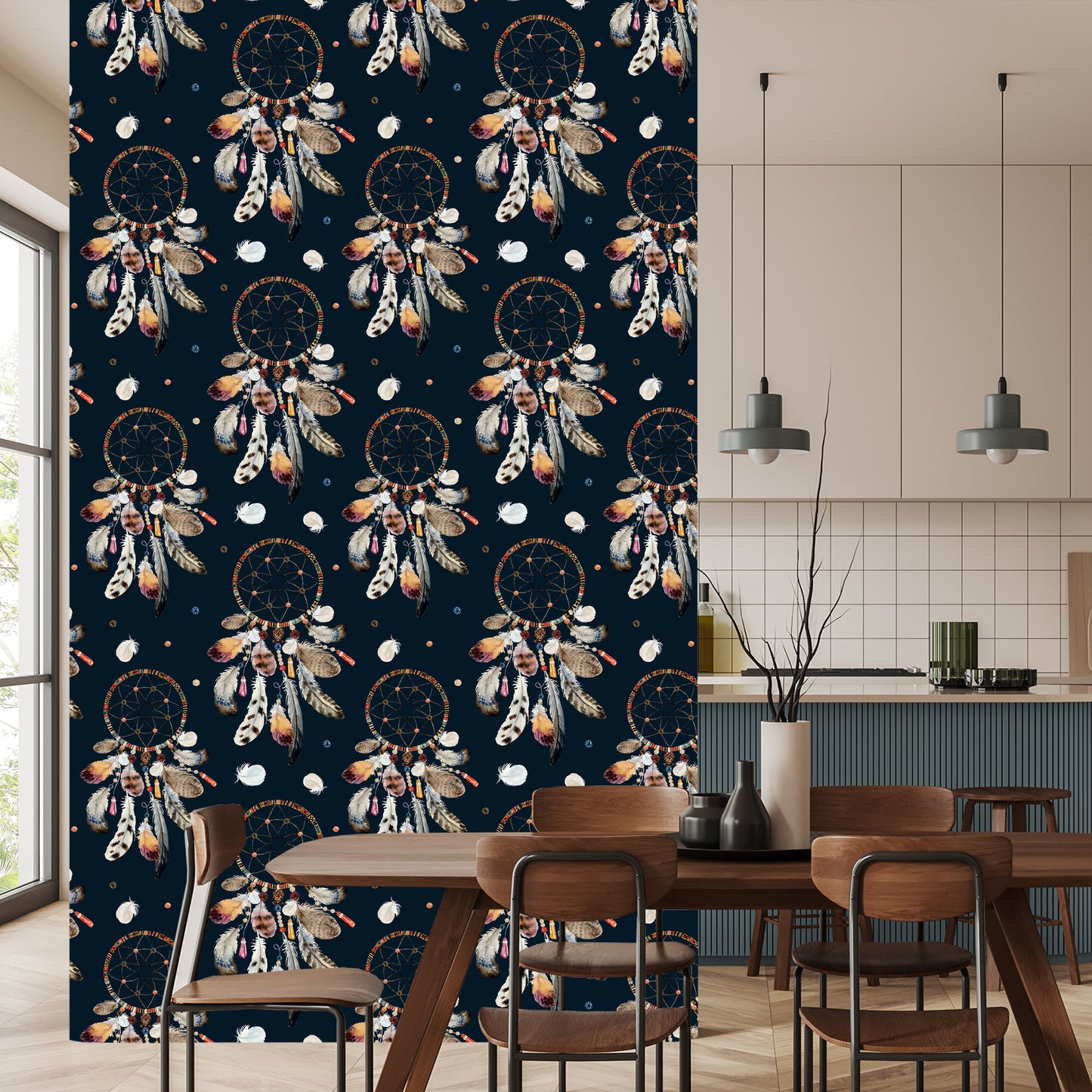 Wallpaper Boho Style Dream Catchers