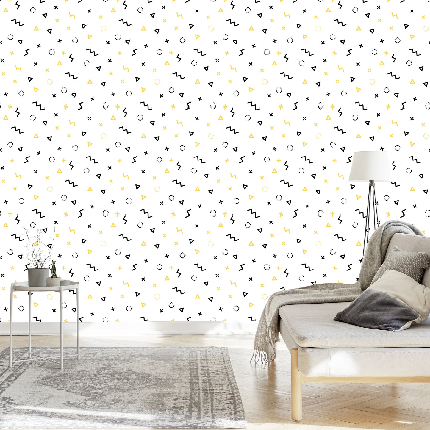 Wallpaper Minimalist Geometric Pattern