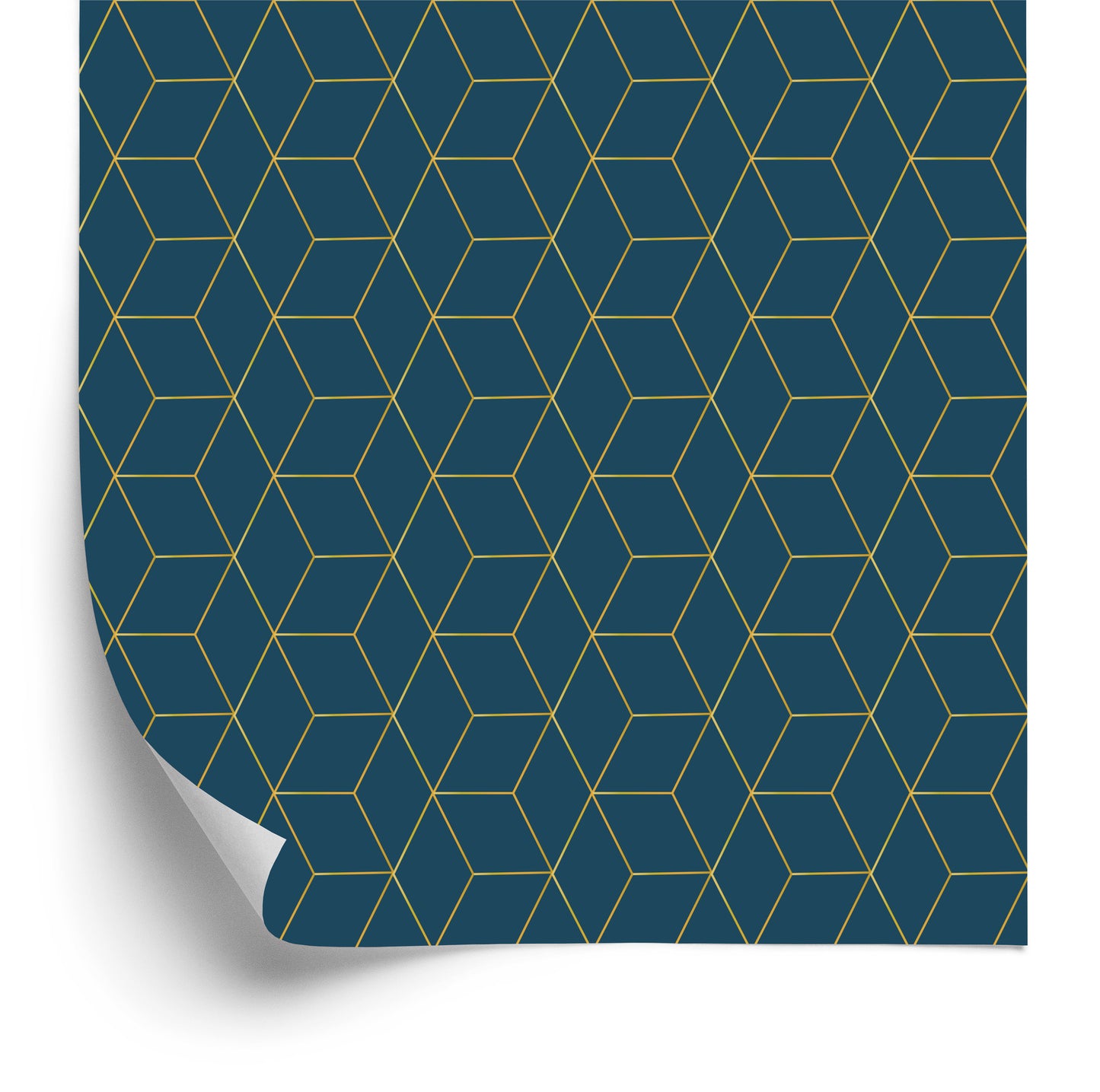 Wallpaper Modern Hexagonal Pattern