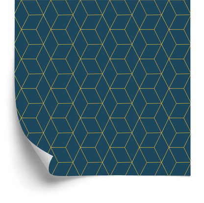 Wallpaper Modern Hexagonal Pattern