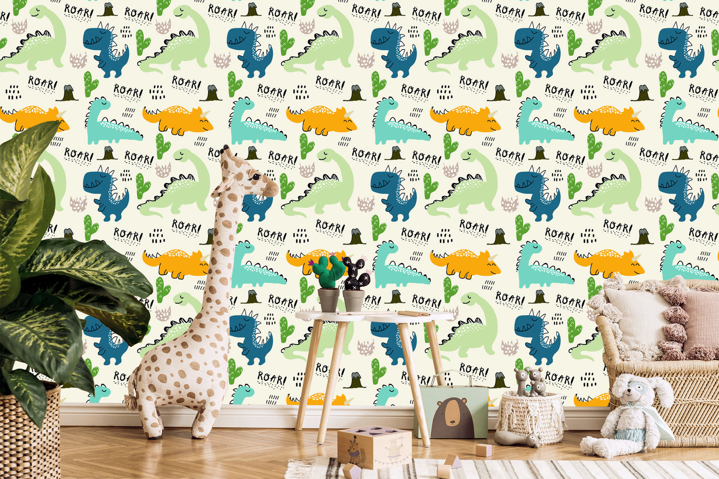 Wallpaper Cartoon Dinosaurs