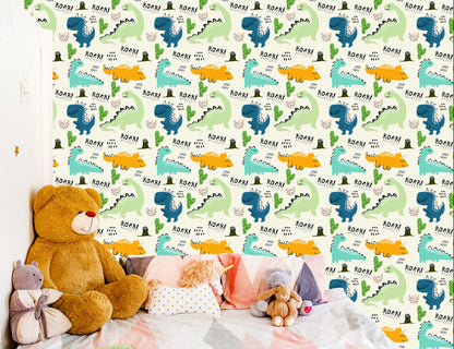Wallpaper Cartoon Dinosaurs