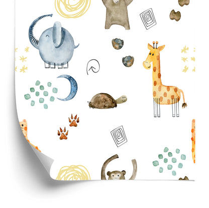 Wallpaper Watercolour Animals