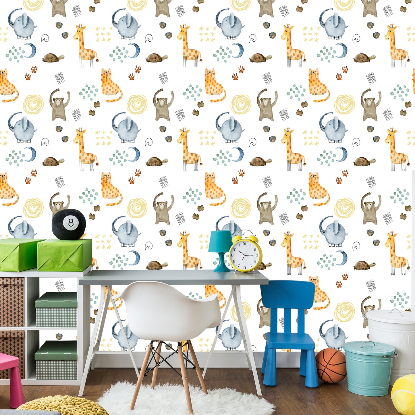 Wallpaper Watercolour Animals