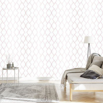 Wallpaper Modern Geometric Pattern