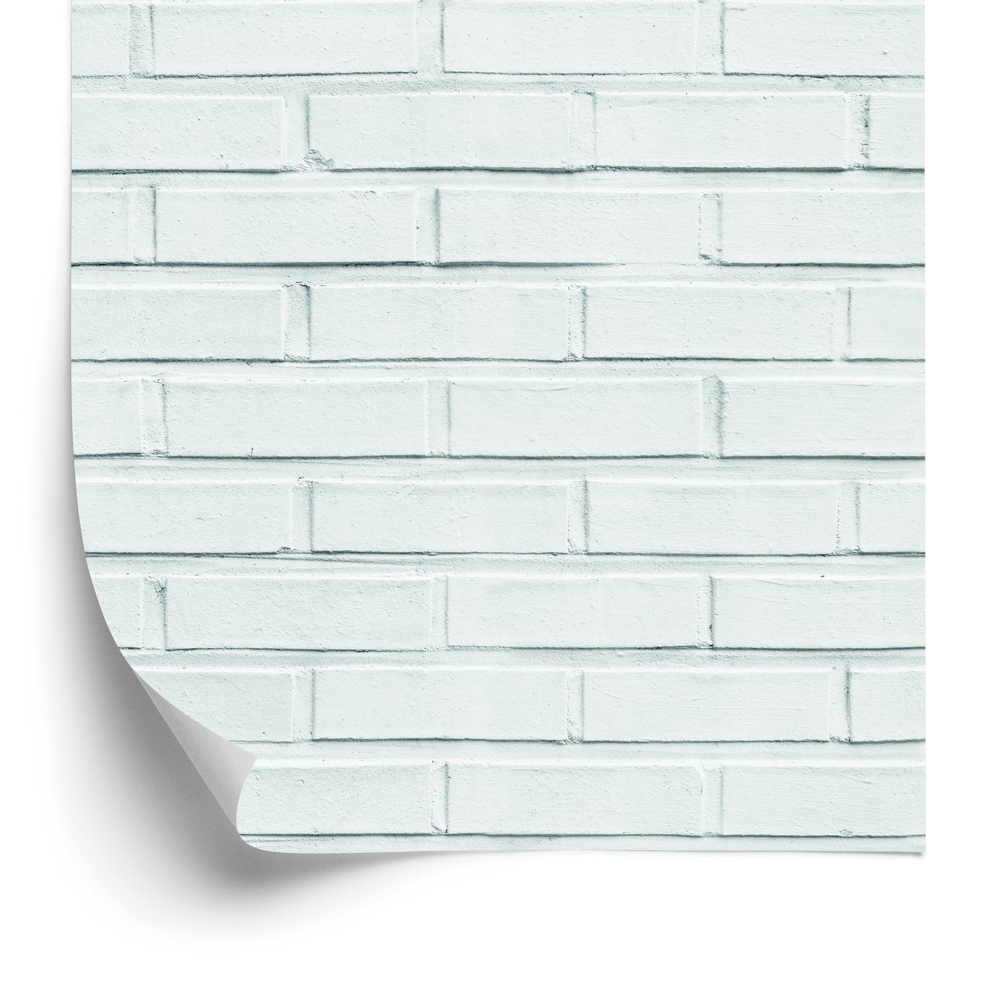 Wallpaper Brick White-Grey
