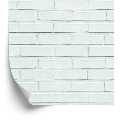 Wallpaper Brick White-Grey