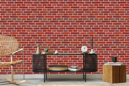 Wallpaper Brick Red 3D
