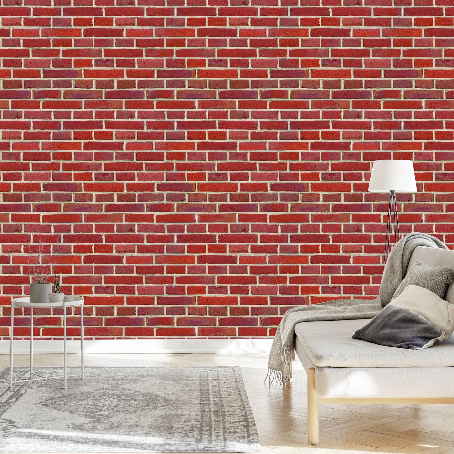 Wallpaper Brick Red 3D