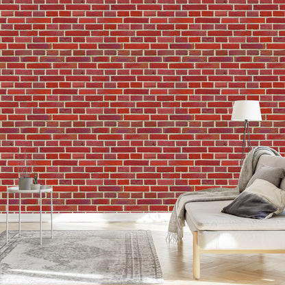 Wallpaper Brick Red 3D
