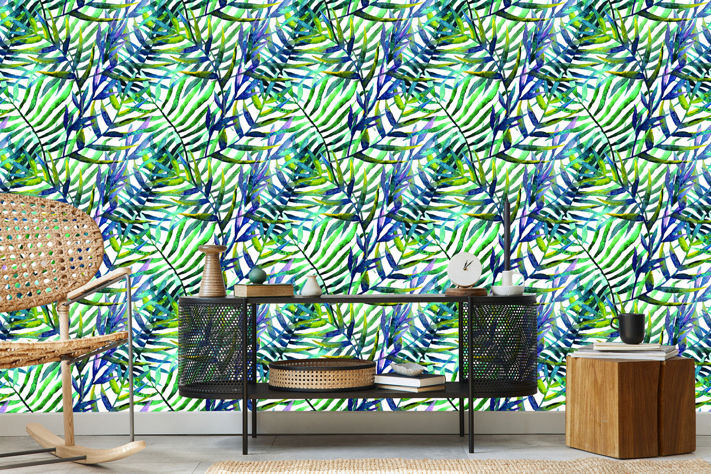 Wallpaper Leaves Watercolor