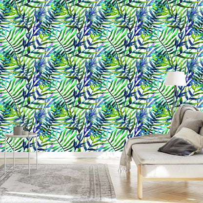 Wallpaper Leaves Watercolor