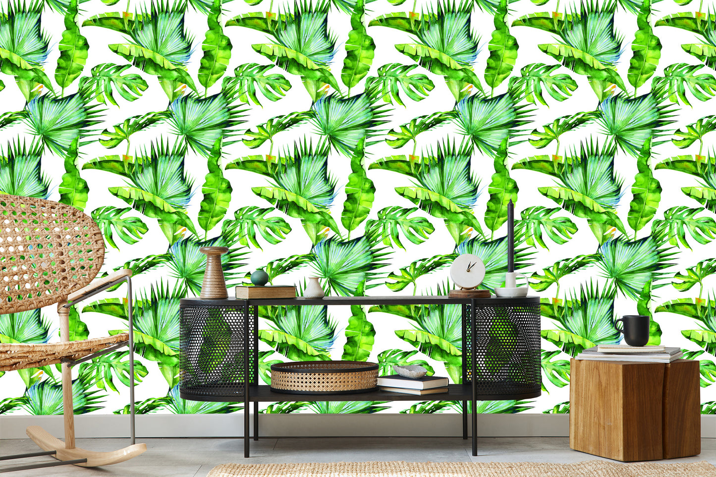 Wallpaper Tropical Leaves Jungle