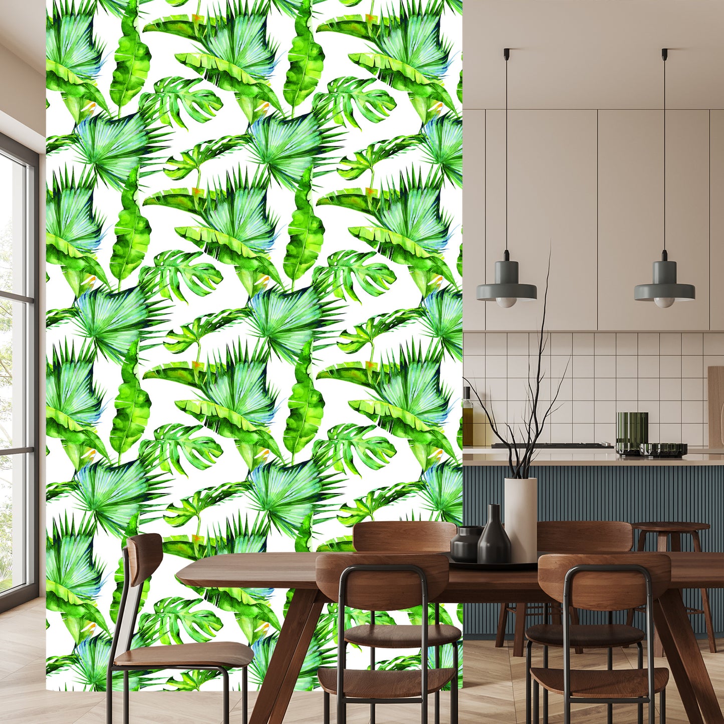 Wallpaper Tropical Leaves Jungle