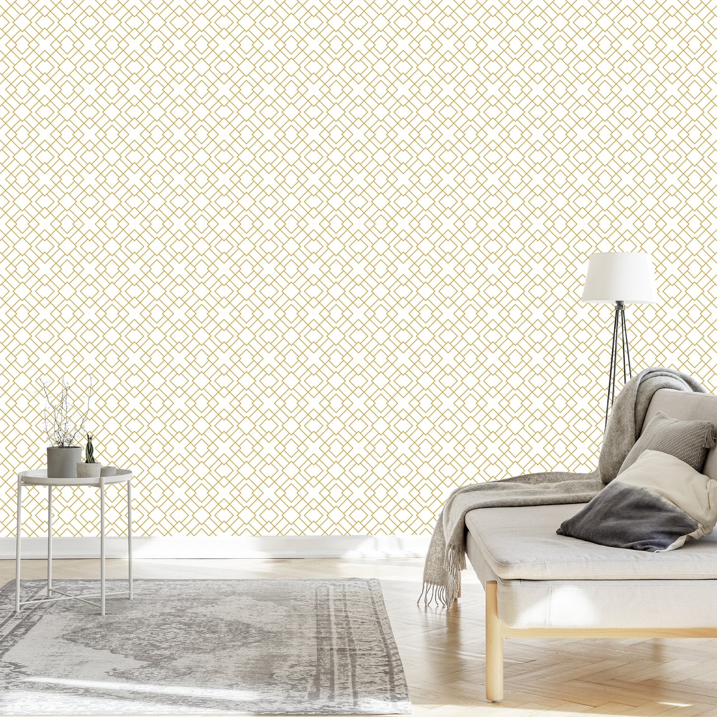 Wallpaper Modern Geometric Pattern