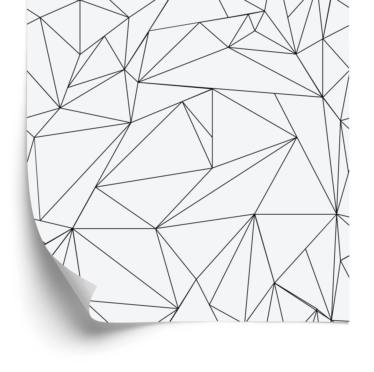 Wallpaper Black And White Geometric Pattern