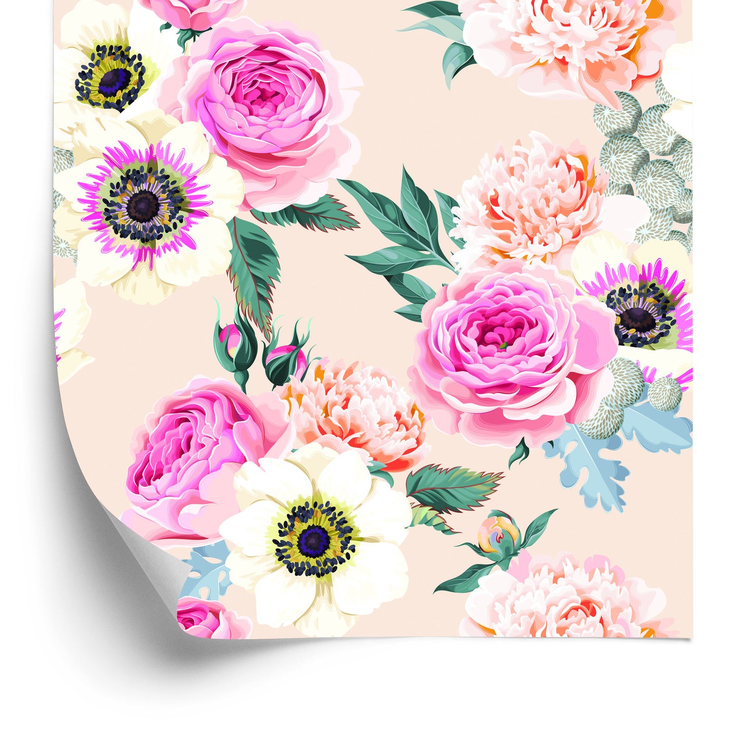 Wallpaper Beautiful Colorful Flowers