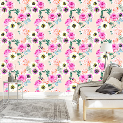 Wallpaper Beautiful Colorful Flowers