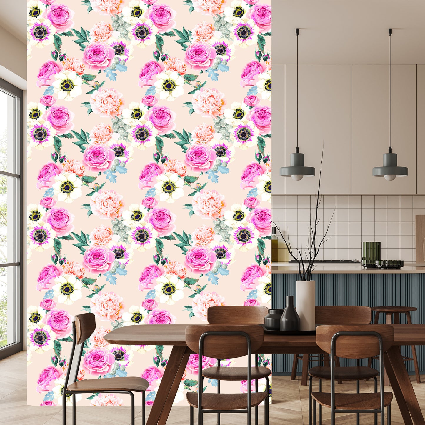Wallpaper Beautiful Colorful Flowers