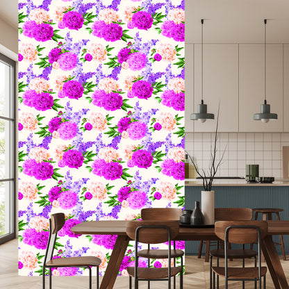 Wallpaper Beautiful Colorful Lilies And Peonies