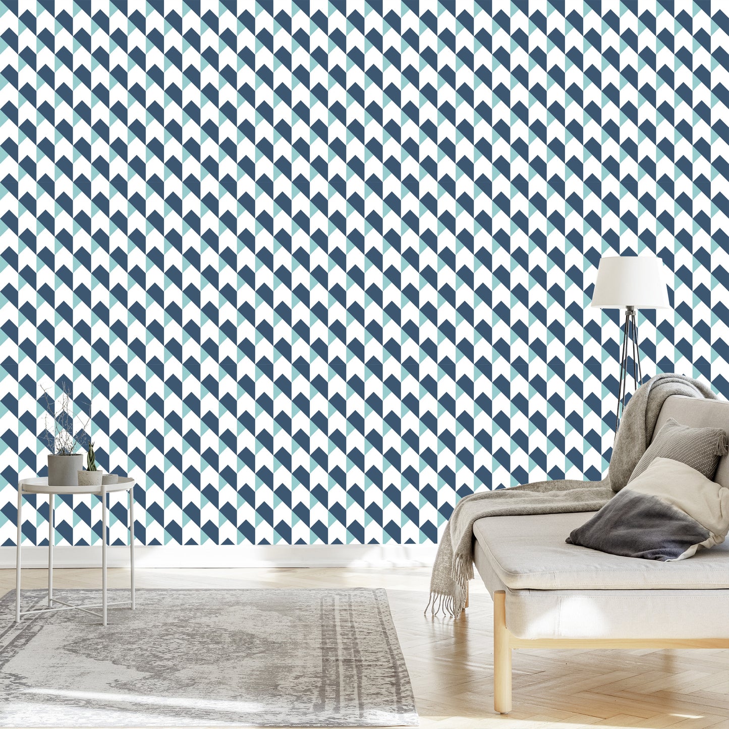 Wallpaper Modern Geometric Pattern
