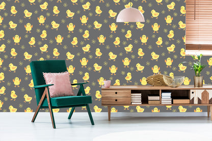 Wallpaper Cute Little Chickens