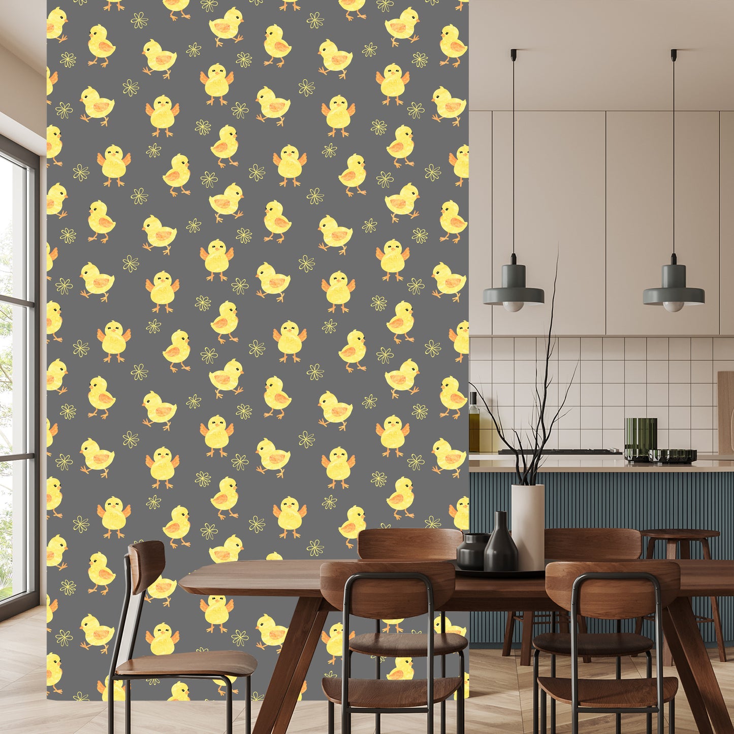 Wallpaper Cute Little Chickens