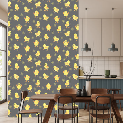 Wallpaper Cute Little Chickens