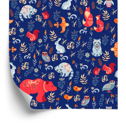 Wallpaper Charming Forest Animals