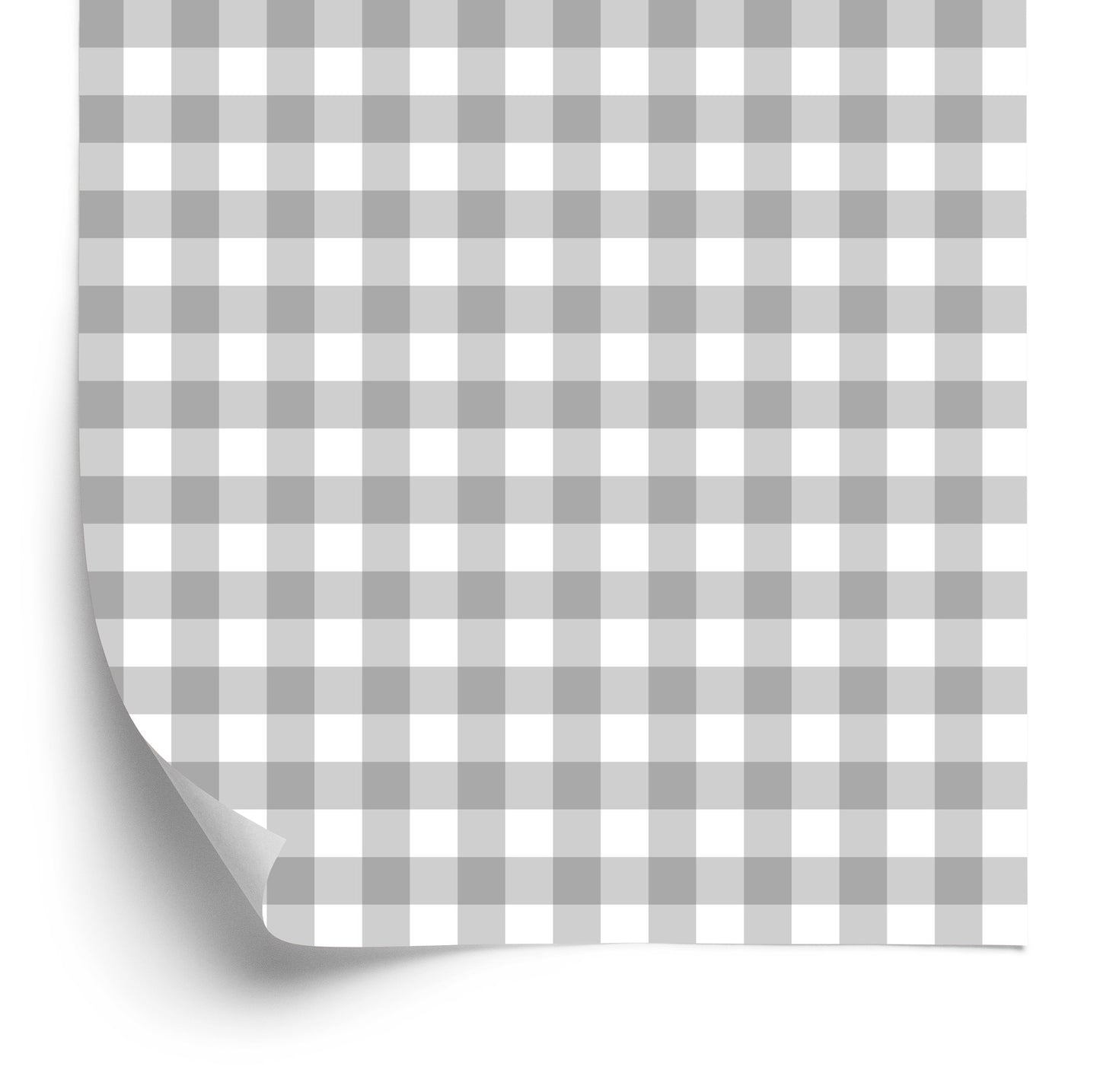 Wallpaper Light Delicate Gray Check Pattern