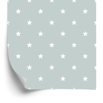 Wallpaper White Stars On Gray Background