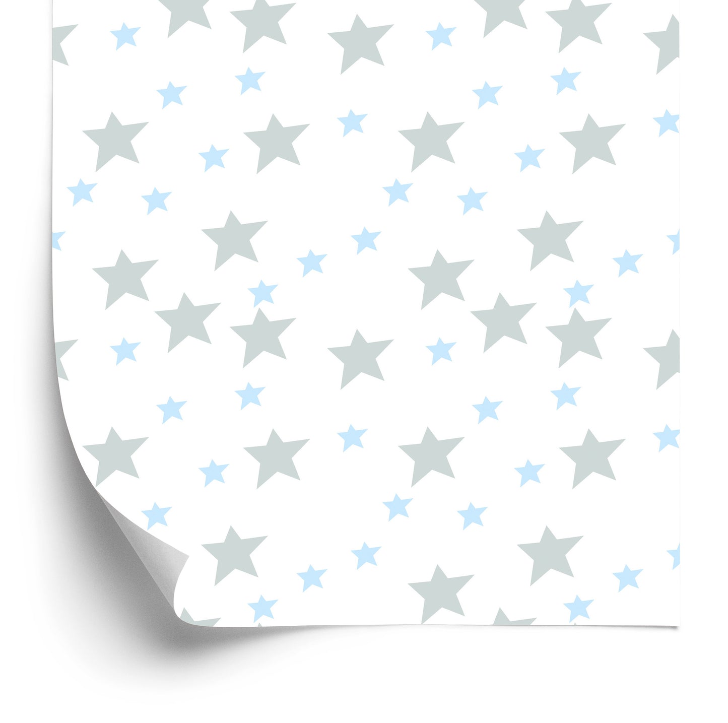 Wallpaper Grey And Blue Stars