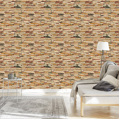 Wallpaper Stone Slate - Effect 3D