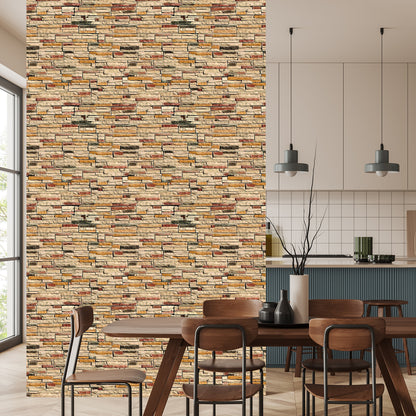 Wallpaper Stone Slate - Effect 3D