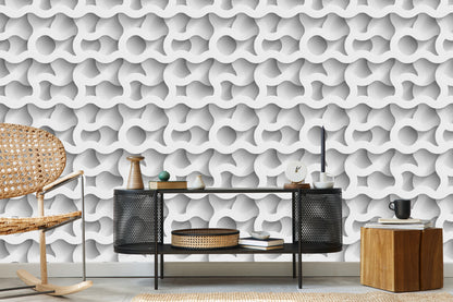 Wallpaper Abstraction Waves 3D