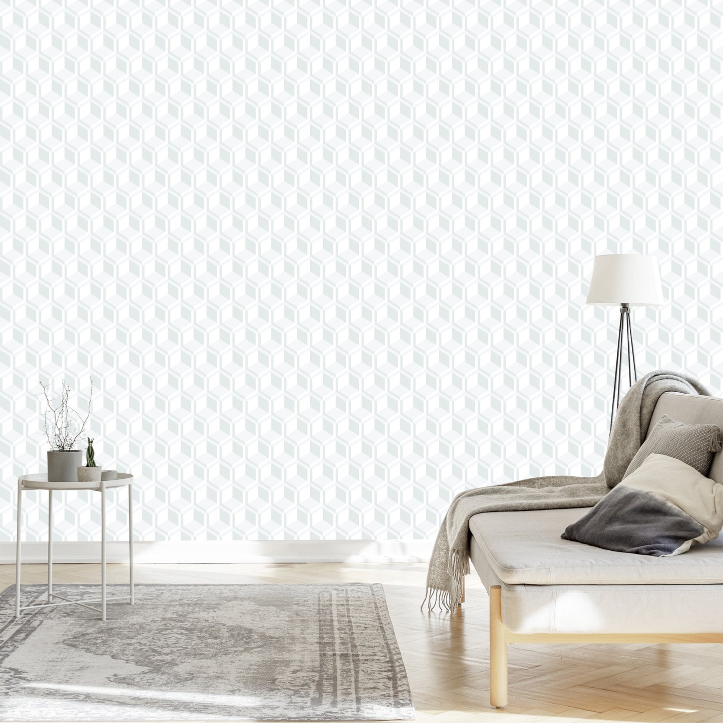 Wallpaper Abstraction Ornamental Pattern 3D Effect