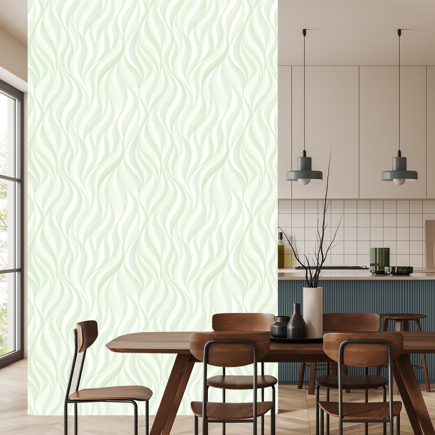 Wallpaper Abstract Waves 3D